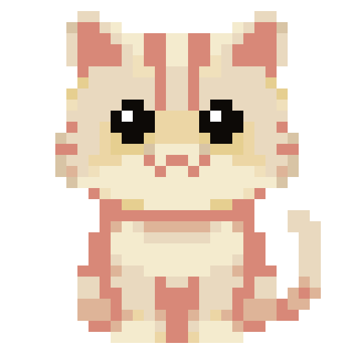 Lumi, a small pixel cat